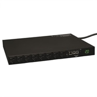 TrippLite PDUMH20NET Single-Phase Switched 5-15/20R 16-Outlet 20A 1-Unit Horizontal Rackmount Power Distribution Unit