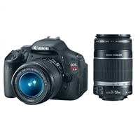 Canon  EOS Rebel T3i 18 MP Digital SLR Camera (with EF-S 18-55 mm IS II Lens) and EF-S 55-250 mm f/4-5.6 IS Telephoto Zoom Lens Bundle