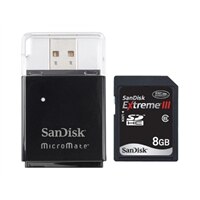 SanDisk 8GB Extreme III SDHC Memory Card