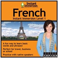Instant Immersion French Level 1 - License - 1 user - download - Win, Mac