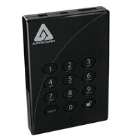 Apricorn 1 TB Aegis Padlock Pro 256-bit AES Encrypted eSATA USB2.0 Hard Drive with PIN Access