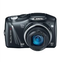 Canon PowerShot SX150 IS Black 14.1MP 12X Zoom Digital Camera