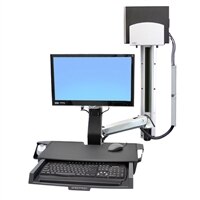StyleView Sit-Stand Combo System with Worksurface