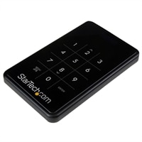 StarTech.com 2.5-inch SATA to USB 3.0 Encrypted Portable External HDD Enclosure