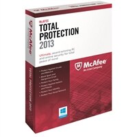 McAfee Total Protection 2013 - Subscription package ( 1 year ) - 3 PCs ( mini-box ) - Win - English