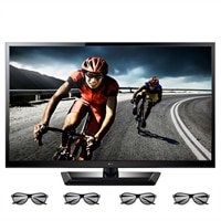 LG 47-inch LED LCD TV - 47LM4600 1080p 120Hz Cinema 3D HDTV with 4 Pairs of 3D Glasses