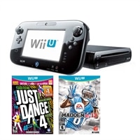 Nintendo Wii U Deluxe Set Game Console with Just Dance 4 and Madden NFL 13 Now Available For Wii U