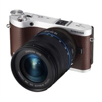 SAMSUNG Samsung NX300 - 20.3 MP Smart Camera with NX 18-55mm OIS Lens - Brown
