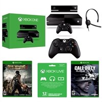 Xbox One System + Extra Controller + Xbox Live 12-Month Subscription + Dead Rising 3 & Call of Duty: Ghosts Bundle