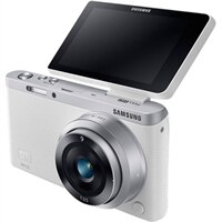 SAMSUNG Samsung NX mini 20.5 MP Digital SLR SMART Camera with NX-M 9mm lens - White