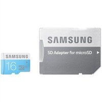 SAMSUNG Samsung Standard MB-MS16D - Flash memory card (microSDHC to SD adapter included) - 16 GB - Class 6 - microSDHC