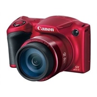 CANON Canon PowerShot SX400 IS Point & Shoot Camera 30x Optical Zoom 16 Megapixel - red