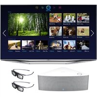 SAMSUNG Samsung 60 Inch LED Smart TV UN60H7150 3D HDTV bundle with FREE Samsung WAM-751 Shape Wireless Audio Speaker and 3D glasses (2pcs)