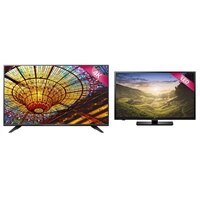 LG 55UF7600 55" 4K Ultra HD Smart UHDTV plus LG 32LF500B 32" LED HDTV + $300 Dell eGift Card