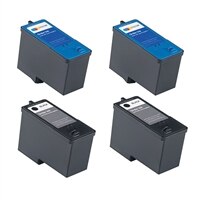 DELL Dell 4 Pack: 2 x High Capacity Black and 2 x Color Ink (Series 5) for Dell 924 Photo All-in-One Printer