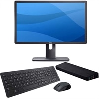 Dell UltraSharp U2212HM 21.5-inch Widescreen Monitor with USB 3.0 SuperSpeed Dual Video Docking Station and KM632 Wireless Keyboard and Mouse Combo with 3-Year Advanced Exchange Service