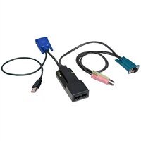 Dual UTP AMIQDM-USB Server Interface Module with Audio/Serial Support