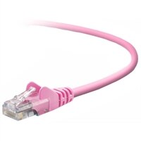 CAT5e Snagless Tip Network Cable - Pink - 5 ft