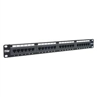 24PORT CAT6 RACKMOUNT PATCH PANEL RJ45