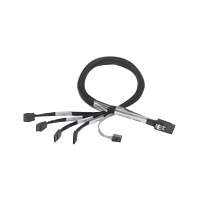 ACK-I-mSASx4-4SATAx1-SB-1m R Internal Mini Serial Attached SCSIx4 to 1x Serial SATA Fan-out Cable - 3.3 ft