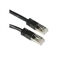 CablesToGo Shielded Cat5E Molded Black Patch Cable - 50 ft