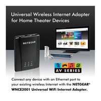 Netgear Universal Wireless-N Internet Adapter for Home Theater Devices (WNCE2001)