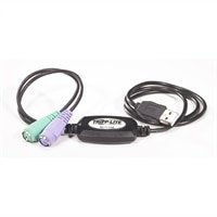 Cable adaptador USB a PS2 de 30,5 cm (1 pie) (Kit)