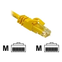 C2G Cat6 550MHz Snagless Patch Cable - Cable de interconexión - RJ-45 (M) - RJ-45 (M) - 3 m - CAT 6 - moldeado, trenzado, sin enganche, forrado - amarillo