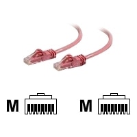C2G Cat6 550MHz Snagless Patch Cable - Cable de interconexión - RJ-45 (M) - RJ-45 (M) - 10 m - CAT 6 - moldeado, trenzado, sin enganche, forrado - rosa