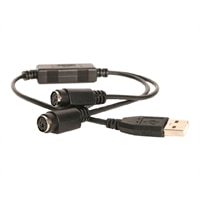 StarTech.com USB to PS/2 Adapter for Keyboard and Mouse - adaptateur clavier/souris - USB