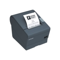 Epson TM T88V - Imprimante à reçu - monochrome - thermique en ligne - Rouleau (8 cm) - jusqu'à 300 mm/sec - USB, série