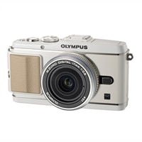 Olympus E-P3 - Appareil photo numérique - 3D - Hybride - 12.3 Mpix objectif M.Zuiko Digital 17 mm - blanc