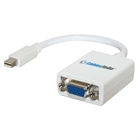 C2G - Adaptateur DisplayPort - Connecteur ultra-compact (M) - HD-15 (F) - 22.9 cm - blanc