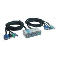 D-Link DKVM 2KU - Commutateur écran-clavier-souris - 2 ports - 1 utilisateur local