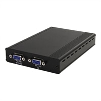 StarTech.com 2 Way High Resolution HDTV VGA Video Converter with Scaler - Convertisseur vidéo - noir