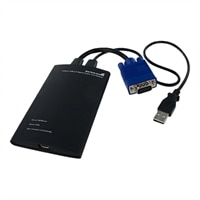 StarTech.com KVM Console to USB 2.0 Portable Laptop Crash Cart Adapter - Commutateur KVM - PS/2, USB - 1 x KVM port(s) - 1 utilisateur local - Ordinateur de bureau
