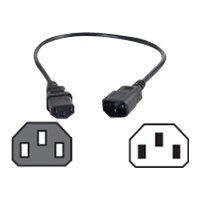 C2G Computer Power Cord Extension - Rallonge de câble d'alimentation (250 VCA) - IEC 320 EN 60320 C13 - IEC 320 EN 60320 C14 - 1 m