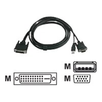 Cables to Go - Projectorkabel - M1 (M) - 4-PIN USB type A, HD-15 (M) - 3 m
