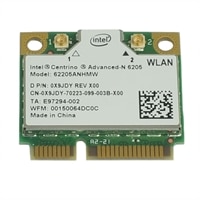 Draadloos: EMEA Intel Centrino Advanced-N 6205 (802.11 a/b/g/n) halve minikaart