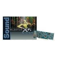 Creative Sound Blaster X-Fi Xtreme Audio - Geluidskaart - 24-bits - 96 kHz - 108 dB SNR (Signal-To-Noise Ratio, signaal-ruis verhouding) - 7.1 - PCI - Creative X-Fi Xtreme Fidelity - low profile