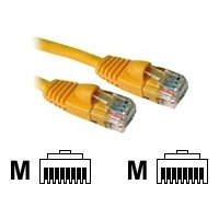 C2G Enhanced Cat5E 350MHz Snagless Patch Cable - Koblingskabel - RJ-45 (hann) - RJ-45 (hann) - 15 m - CAT 5e - formstøpt, tvinnet, taggløs, booted - gul