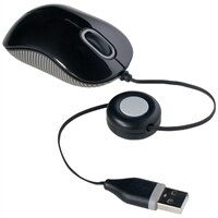 Mini Mouse Targus AMU75 USB com cabo retrátil