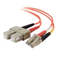 C2G - Patch-kabel - LC multiläge (hane) - SC-läge (multi-mode) (hane) - 1 m (3.28 ft) - fiberoptisk - 62,5/125 mikron