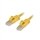 RJ-45 CAT6 550 MHz Snagless Yellow Patch Cable - 10 ft