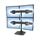 DS100 QUAD-MONITOR DESK STAND 4-MONITORS SQUARE 2UP/2DOWN 1-BASE