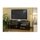 52-inch Black Metal and Glass AV Stand