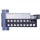 2-Post Flush-Mount Conversion Kit for 1U 7U Servers Black