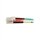 LC/SC Duplex 62.5/125 Multimode Fiber Green Patch Cable - 3.28 ft