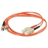 C2G - Verbindingskabel - ST multimodus (M) - SC multimodus (M) - 15 m - glasvezel - 62,5 / 125 micron - gegoten