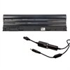 Dell Batterij: 9-cel 97W/h + Dell  Voeding : 90W DC wisselstroomadapter voor de auto/in het vliegtuig